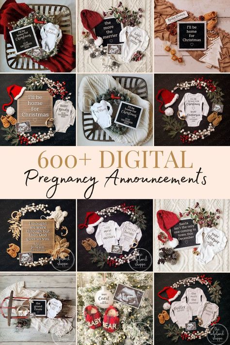 Pregnacy Announcement, Christmas Baby Reveal, Holiday Baby Announcement, Holiday Pregnancy Announcement, Christmas Pregnancy Reveal, Digital Baby Announcement, Pregnancy Announcement Ideas, Christmas Baby Announcement, December Baby