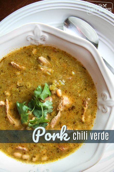 Crockpot Chicken Wild Rice Soup, Pork Chili Verde Recipe, Green Chili Pork Stew, Spicy Green Sauce, Homemade Green Chili, Pork Chili Verde, Pork Verde, Green Chili Soup, Homemade Mushroom Soup