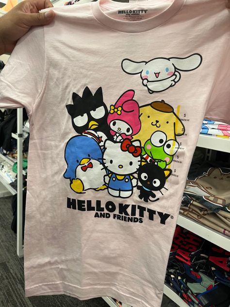 #target #sanrio #hellokitty #hellokittyclothes Sanrio Shirt, Sanrio Shirts, Sanrio T Shirt, Kuromi Clothes, Sanrio Outfits, Sanrio Clothes, Hello Kitty Shirt, Target Halloween, Baggy Tee