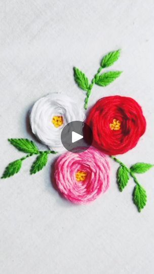 586K views · 7.7K reactions | Very Exclusive Flower Embroidery Model #designs #reels #new #floral #diy #handmade #trendingreels #shorts #work #love #stitch #trending #needlework #embroidery #flower | Embroidery Creation Ribbon Projects, Floral Diy, Embroidery Tutorial, Embroidery Letters, Embroidery Videos, Needlework Embroidery, Love Stitch, Flower Embroidery, Embroidery Tutorials