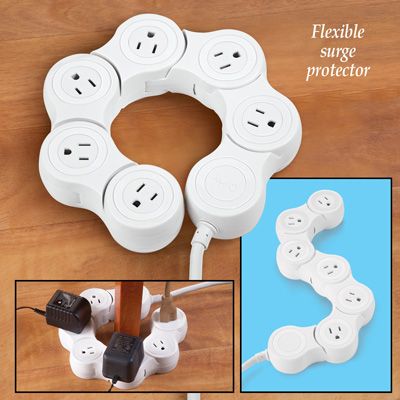 Flexible Pivot Outlet Power Strip Japanese School Supplies, Funky House, Carton Design, Usb Design, Diy Bracelets Easy, Collections Etc, Power Button, Form Design, Cool Gadgets To Buy