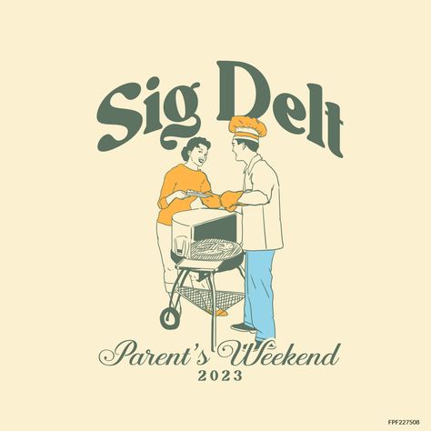 Baseball Bid Day, Sorority Parents Weekend, Weekend Design, Parents Weekend Shirts, Custom Merch, Friends Talking, Parents Weekend, Sigma Delta Tau, Sorority Shirt Designs