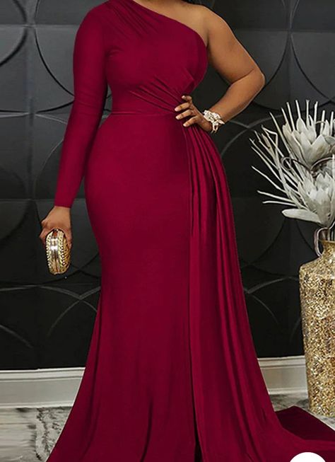 Maroon Bridesmaid Dresses Burgundy, Satin Dress Plus Size, Plus Size Gala Dress, Bridesmaid Dresses Burgundy, Burgundy Satin Dress, Maroon Bridesmaid, One Shoulder Evening Dress, Maroon Bridesmaid Dresses, Long Party Gowns