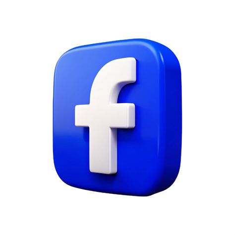 Expertly Designed 3D Facebook Icon Facebook Icons, Media Icon, Social Media Icons, Media, Social Media, Design