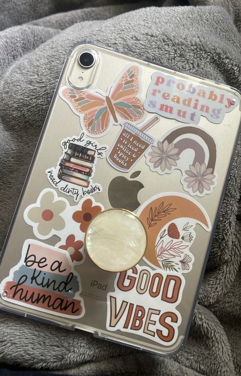 Ipad Decorations Sticker, Ipad Mini Aesthetic, Mini Aesthetic, Ipad Stickers, Ipad Organizer, Aesthetic Ipad, Kindle Paperwhite Case, Ipad Mini 6, Retro Gadgets