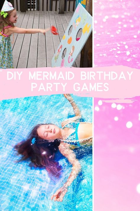 Mermaid Theme Games, Mermaid Party At The Park, Mermaid Obstacle Course, Mermaid Party Games Activities, Under The Sea Birthday Party Games, Mermaid Birthday Games, Mermaid Birthday Party Games, Mermaid Games, Diy Mermaid Birthday Party