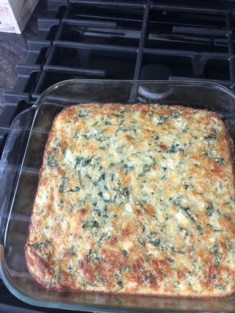 Spinach Squares Recipe, Spinach Brownies Recipes, Spinach Brownies, Breakfast Brownies, Onion Butter, Spinach Breakfast, How To Make Spinach, Butter Milk, Fussy Eaters