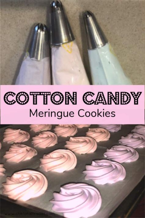 How To Make Meringue Pops, How To Make Meringue Cookies, Meringue Candy, Candy Cottage, Crunchy Baby, Cotton Candy Cookies, Meringue Cookie, Meringue Cookie Recipe, Meringue Desserts