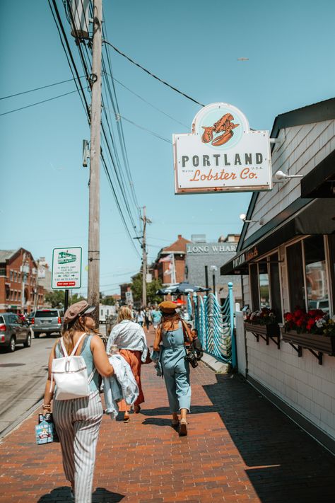 Maine Aesthetic, Portland Maine Travel, Trip To Maine, Maine Road Trip, New England Aesthetic, Best Lobster Roll, Visit Maine, New England Road Trip, East Coast Road Trip