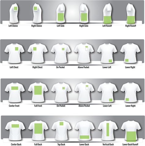 shirt-grid Screen Printing Shirts Design, Screen Printing Business, Sublimacion Ideas, Mode Prints, Gfx Design, Bg Design, Logo Placement, Fotografi Digital, T Shirt Design Template