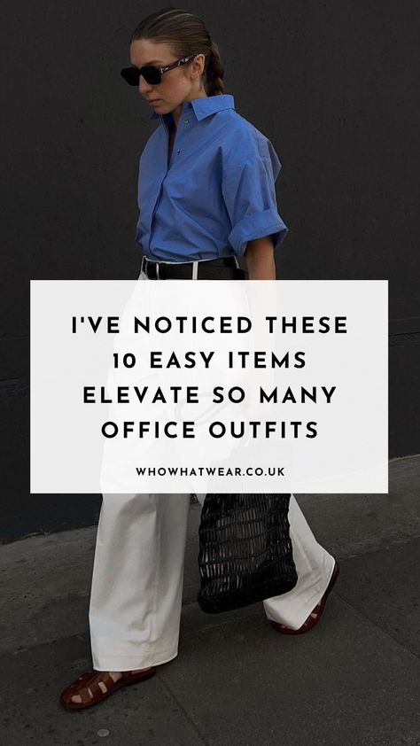 10 workwear items that will make getting dressed for the office so much easier. Click to see our edit. Smart Wear Women, Work Wear 2024, Office Workwear Women, Women Smart Casual Outfits, Summer Outfits Smart Casual, Minimalist Work Outfits Women, Office Fashion 2024, Office Smart Casual Women, Work Style 2024