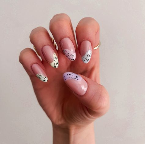 Easter nails, pastel nails, mini egg nails, nail art, easter egg nails Nails Easter 2024, Mini Egg Nails Easter, Mini Eggs Nails, Easter Nail Designs 2024, Easter Nails 2024, Mini Egg Nails, Easter Nails Pastel, Nail Art Easter, Easter Egg Nails