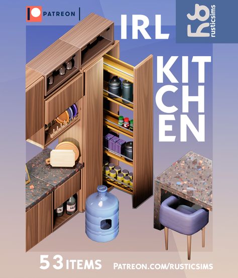 IRL KITCHEN SET | PUBLIC ACCESS 08.AGO.2024 COURSEFORGE | Patreon Maxis Match Furniture Cc, Maxis Match Furniture, Cc Clutter, Around The Sims 4, Mods Sims 4, Furniture Cc, Sims 4 Kitchen, Muebles Sims 4 Cc, Sims 4 Clutter