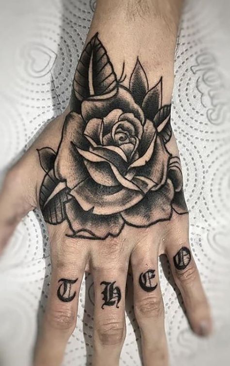 60 Best Hand Tattoo Ideas and Designs that will Drop Jaws in 2021 Trendy Hand Tattoos, Hand Tattoos For Men, Rose Hand Tattoo, Tato Henna, Petit Tattoo, Rose Tattoos For Men, Hand Tattoos For Women, Hand Tattoos For Guys, Tat Ideas