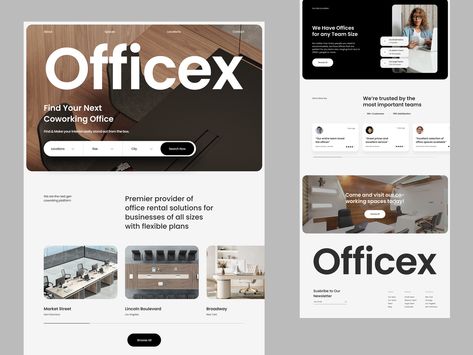 Corporate Web Design, Corporate Website Design, Ui Ux 디자인, Website Design Inspiration Layout, 포트폴리오 레이아웃, Coworking Office, Modern Website Design, Ui Design Website, Modern Web Design