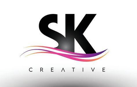 Sk Editing Logo, Sk Logo Design Letter, Sk Letter Logo, Sk Logo Design, Sk Photo Editing Logo, Logo Sk, Logo Letter Design, Sk Photo, Sk Logo