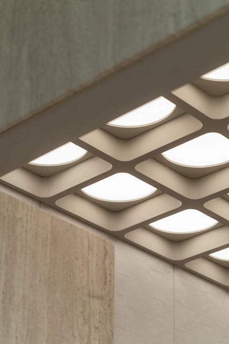 Le Sélect, Chengdu, China by ATMOSPHERE|Retail Outdoor Atrium, Light And Shadow Art, Rocks And Mountains, Design Anthology, Plate Presentation, Chengdu China, Spatial Concepts, Classic Window, Natural Stone Wall