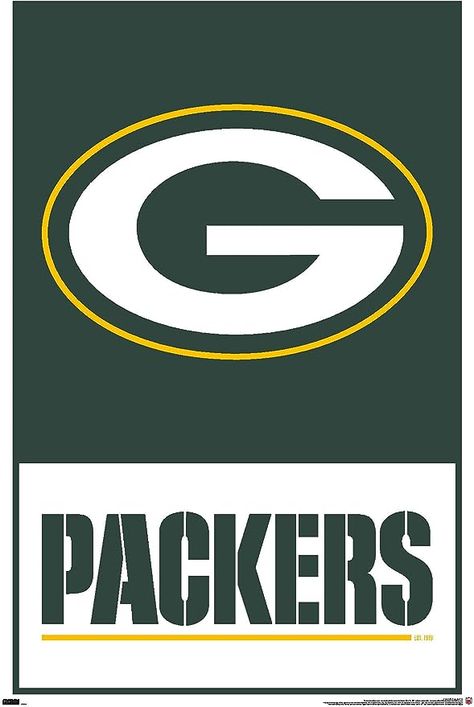 Green Bay Packers Aaron Rodgers, Packers Logo, Green Bay Packers Logo, Party Bedroom, Kitchen Artwork, Poster Sizes, Nfl Green Bay, Nfl Packers, Barn Wood Frames