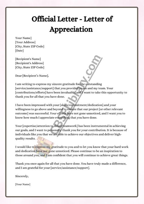 Official Letter | Samples, Format, How To Write an Official Letter? - CBSE Library How To Write An Official Letter, Official Letter Sample, Official Letter Format, Letter Writing Format, Letter Writing Samples, Motivational Letter, Formal Letter, Appreciation Letter, Writing Conventions