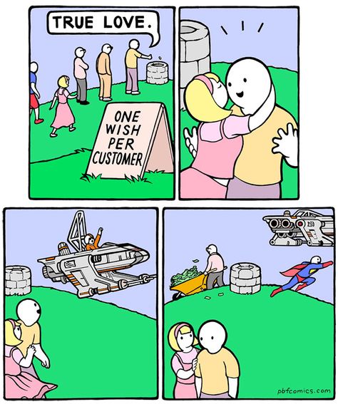 10  Hilarious Comics With Unexpectedly Dark Endings By 'Perry Bible Fellowship' Perry Bible Fellowship, Witty Comics, Dark Comics, Funny Comic Strips, One Wish, 웃긴 사진, Memes Humor, Fun Comics, Funny Fails