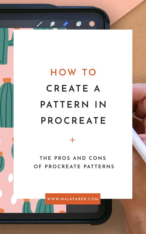 How to create a pattern in Procreate & the pros and cons of Procreate Patterns Maja Faber, Procreate Drawing Tutorials, Pattern In Procreate, Patterns Procreate, Patten Design, Painting Procreate, Creating Patterns, Tattoos Back, Procreate Ipad Tutorials