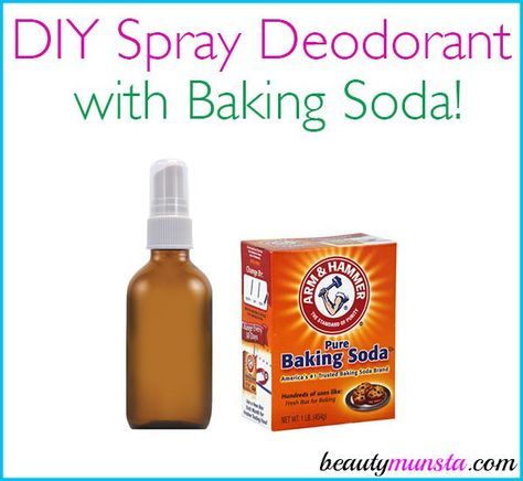 A fan of making your own deodorants? Try this homemade deodorant spray with baking soda! It keeps the stank out, feels refreshing and is totally easy to apply! Baking Soda Deodorant, Make Your Own Deodorant, Natural Beauty Hacks, Homemade Blush, Deodorant Recipes, Diy Deodorant, Homemade Deodorant, Beauty Hacks Nails, Soda Brands