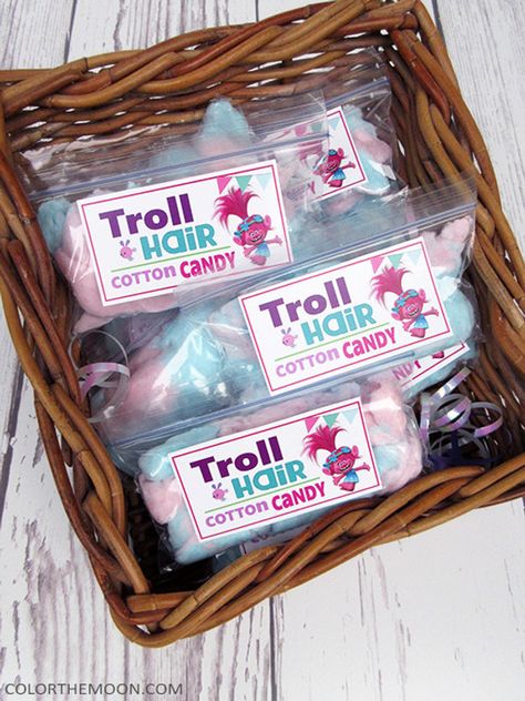 TROLLS PARTY IDEAS Trolls Band Together Party Favors, Trolls 4th Birthday Party Ideas, Trolls Band Together Party, Trolls Birthday Favors, Trolls Party Ideas, Trolls Party Food, Diy Trolls Birthday Party, Trolls Birthday Party Cake, Trolls Birthday Party Ideas