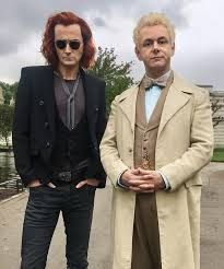 Spoilers! The importance of letting your readers’ imagination flourish | Laurel A. Rockefeller Good Omens Season 2, Crowley Good Omens, Blake Steven, 3 People Costumes, Halloween Costumes For 3, Romantic Love Stories, Good Omens Book, Terry Pratchett, Michael Sheen