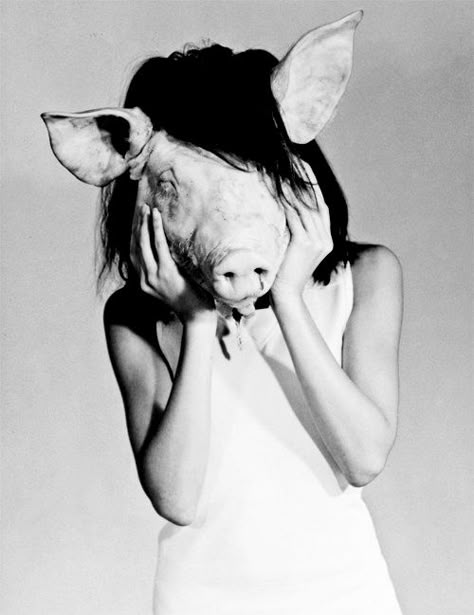 Pig Mask, Amanda Young, Pig Girl, Pig Head, Mask Aesthetic, Pig Face, Animal Mask, Animal Masks, S Hook