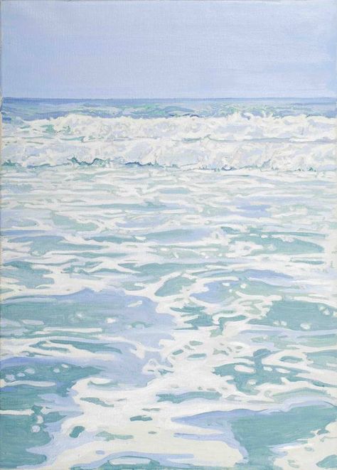 Art News, Inspirational Artwork, Paintings I Love, Beach Landscape, North Sea, Water Painting, Gorgeous Art, Teaching Art, Beach Art