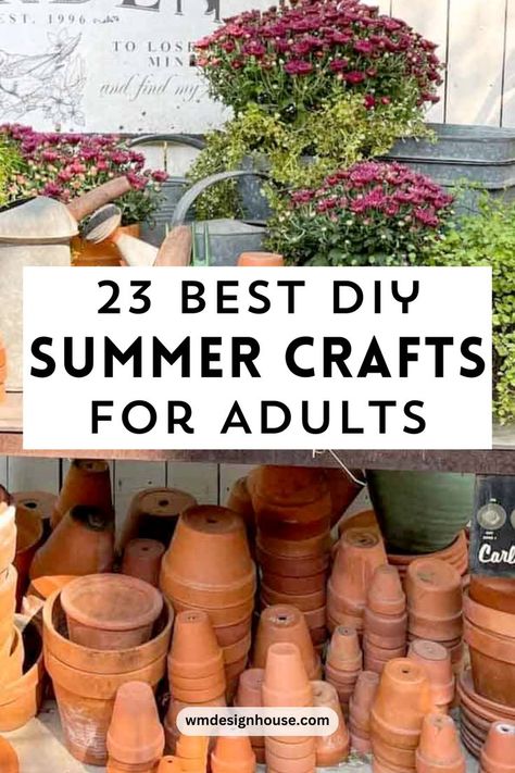 summer diy crafts for adults. 
summer diy projects for adults 
summer projects 
diy ideas for summer 
summer crafts diy projects summer crafts Garden Ideas Beginner, Cozy Garden Ideas, Wedding Decorations Garden, Summer Crafts For Adults, Bbq Crafts, Sellable Crafts, Spring Diy Projects, Diy Projects For Adults, June Crafts