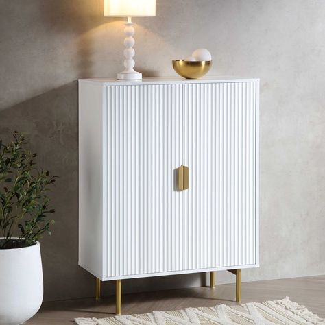 Cabinets & Sideboards | daals Storage Cupboard Ideas, Fluted Sideboard, Fluted Cabinet, Hallway Storage Cabinet, Bedroom Storage Cabinets, White Storage Cabinets, Dining Cabinet, Sideboard Storage Cabinet, Sideboard Tv Unit