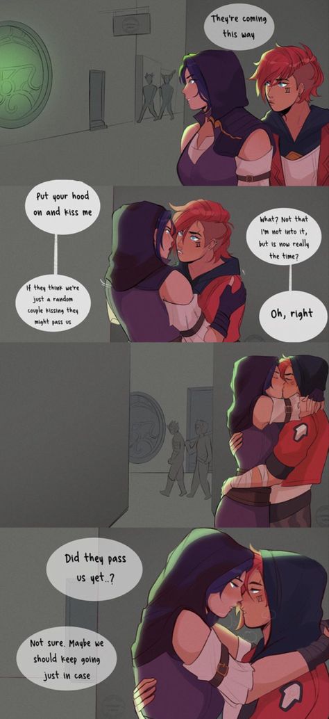 League Of Legends Comic, Vi League Of Legends, Jinx League Of Legends, Gay Comics, League Of Legends Characters, Lesbian Art, Lgbt Art, Queer Art, Dc Memes