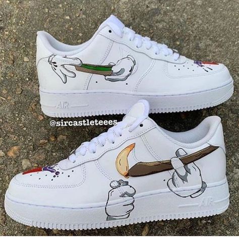 Cheap Air Force 1, Nike Shoes Women Fashion, Custom Sneakers Diy, Air Force 1 Shoes, Custom Painted Shoes, Custom Shoes Diy, Diy Sneakers, Nike Shoes Air Force, Custom Nike Shoes