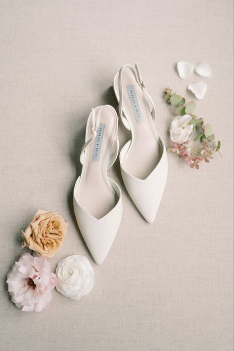 Bridal heels block heel pointed toe slingbacks Pointed Bridal Shoes, Heels Block Heel, Heels Block, Bridal Heels, Luxury Bridal, Slingbacks, Bridal Shoes, Wedding Shoes, Perfect Pair