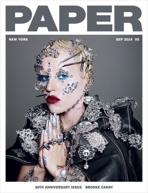 Brooke Candy for Paper Magazine by Richard Burbridge Makati City, Paper Magazine Cover, Candy Photoshoot, Brooke Candy, Richard Burbridge, Fashion Editorial Layout, Indie Magazine, Paper Magazine, Editorial Makeup