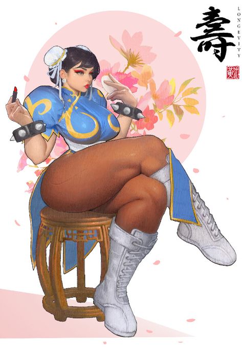 Chun Li Street Fighter, رورونوا زورو, Street Fighter Characters, Street Fighter Art, Classic Outfit, Chun Li, Female Character Design, Classic Outfits, Street Fighter