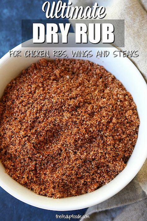 Dry Rub Meat Rubs, Dry Rubs, Rub For Chicken, Rib Rub Recipe, Bbq Rub Recipe, Dry Rub For Chicken, Bbq Dry Rub, Steak Rubs, Dry Rub Recipes