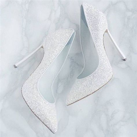 Kasut Tumit Tinggi, White Heels Wedding, Metal Heels, Sparkly Wedding Shoes, Bride Heels, Ankle Strap Chunky Heels, Heels Prom, Wedding Pumps, Wedding Shoes Bride