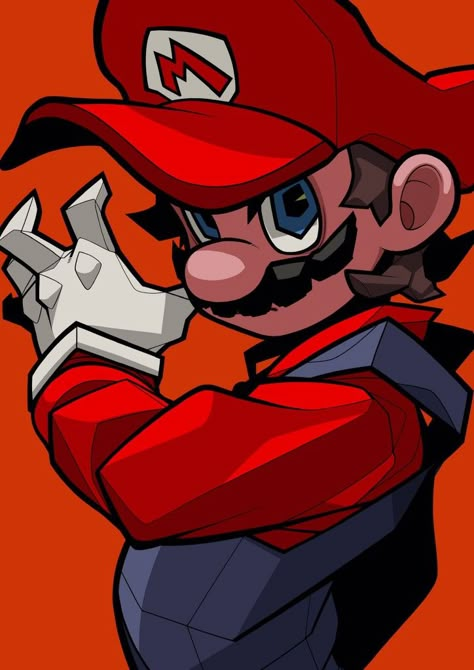 Mario Fanart Anime, Luigi Pfp, Mario Pfp, Luigi Art, Super Mario Luigi, Mario Fanart, Mario And Friends, Mario Fan Art, Nintendo Super Smash Bros