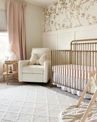 Can you say, wow! STUNNING nursery from mstnurse featuring the Winston 4-in-1 Crib in the Vintage Gold finish. This beauty also converts to a full-size bed to grow with your baby.⁠ 15% Off TODAY ONLY 💫 Code: JULYSALE ⁠ Tap image for more deets.⁠ ⁠ #nursery⁠ #vintagestyle #antique #vintagedecor #gorgeous⁠ #nurseryinspo #nurseryroom #nurserydesign⁠ #newmum #pregnant #motherhood #babyphotography #expecting #baby Iron Crib Nursery, Gold Crib Nursery, Elegant Baby Nursery, Stunning Nursery, Gold Crib, Iron Crib, Vintage Girl Nursery, Luxury Nursery, Girl Nursery Pink