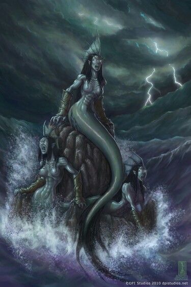 ~ ~Mermaid ~ ~ Sirens Greek Mythology, Witch Rituals, Mermaid Artwork, Siren Mermaid, Mermaid Pictures, Mermaids And Mermen, Sea Witch, Mythology Art, Beautiful Mermaids