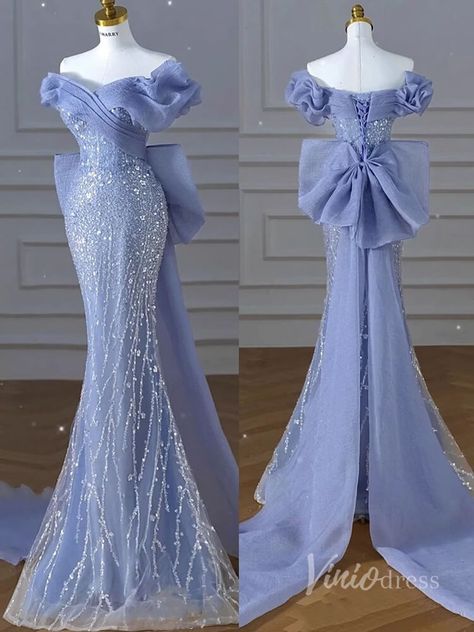 Light blue formal dresses