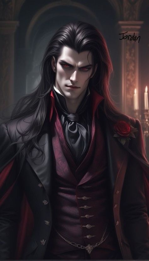 List Of Halloween Costumes, Witches And Warlocks, Male Vampire, Castlevania Wallpaper, Vampire Pictures, Hot Vampires, Heroic Fantasy, Vampire Art, Demon Art