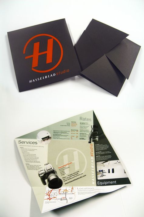 This is an interesting shape, and I like the idea, as the H would be cool if it was hammer horror and a drawing of one of the iconic characters and your leaflet folds up into something like it. Unique Brochure Folds, Unique Brochures, Brochure Folds, Cv Inspiration, Direct Mail Design, Hammer Horror, Pamphlet Design, Dm Design, Creative Brochure