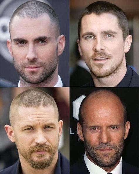 Buzzcut Thinning Hair, Mens Shaved Haircut, Men Shaved Head Style, Men’s Buzz Cut Fade, Men Haircut For Thinning Hair, Buzzcut Receding Hairline, Shaved Hairstyles Men, Semi Bald Haircut Men, Buzzed Haircut For Men