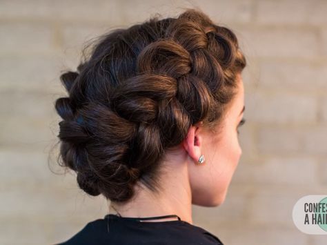 Dutch braid updo Dutch Braid Updo, Double Dutch Braid, Diy Wedding Hair, Double Dutch, Victorian Hairstyles, Halo Hair, Hair Blog, Dutch Braid, Braided Updo