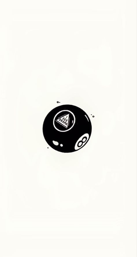 Fortune Ball Tattoo, 8ball Tattoo Ideas, Magic 8ball Tattoo, Magic 8 Ball Wallpaper, Magic 8 Ball Drawing, Magic Ball Illustration, Magic Ball Tattoo, 8 Ball Tattoo Design, Fae Offerings