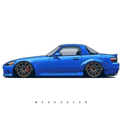 Honda S2000. You can also order the the art with your car. I accept orders. Write me DM or email. #28 #olegmarkaryan #carart #cardrawing… S2000 Drawing, Supra Car Drawing, Jdm Car Sketch, Oleg Markaryan, Datsun 240z Drawing, Jdm Illustration Wallpaper, Soichiro Honda, Mazda Cars, Jdm Wallpaper