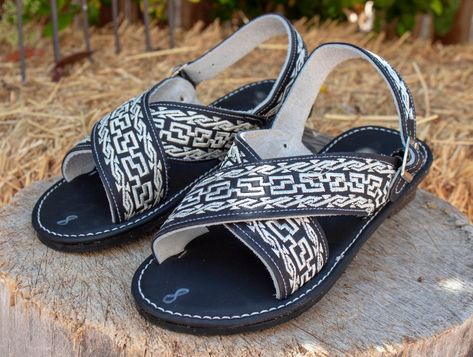 2 inch width unique handcrafted western leather belt with floral design stitching Pink Leather Shoes, Mexican Huaraches, Mexican Sandals, Mens Shoes Sandals, Huarache Sandals, Embroidered Boots, Mens Leather Sandals, Western Leather, Vintage Mexican